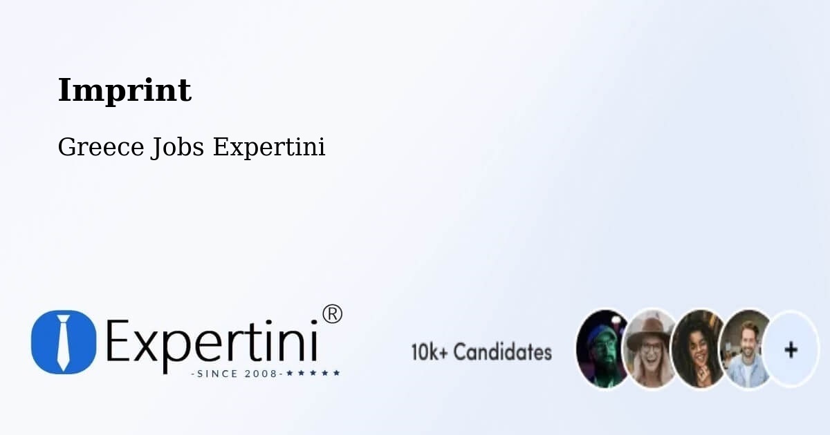 Imprint – Mitroúsi - Greece Jobs Expertini